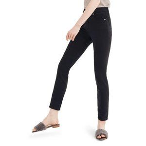 MADEWELL jeans Women 26 9" High Rise Skinny Slim Lunar Wash‎ Stretch Denim black